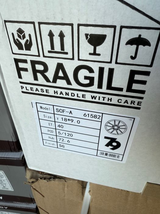 Чисто нови ултра леки джанти за BMW БМВ 18” 5x120 4x9J ET40 72.6 8.5кг в кашоните на топ цена