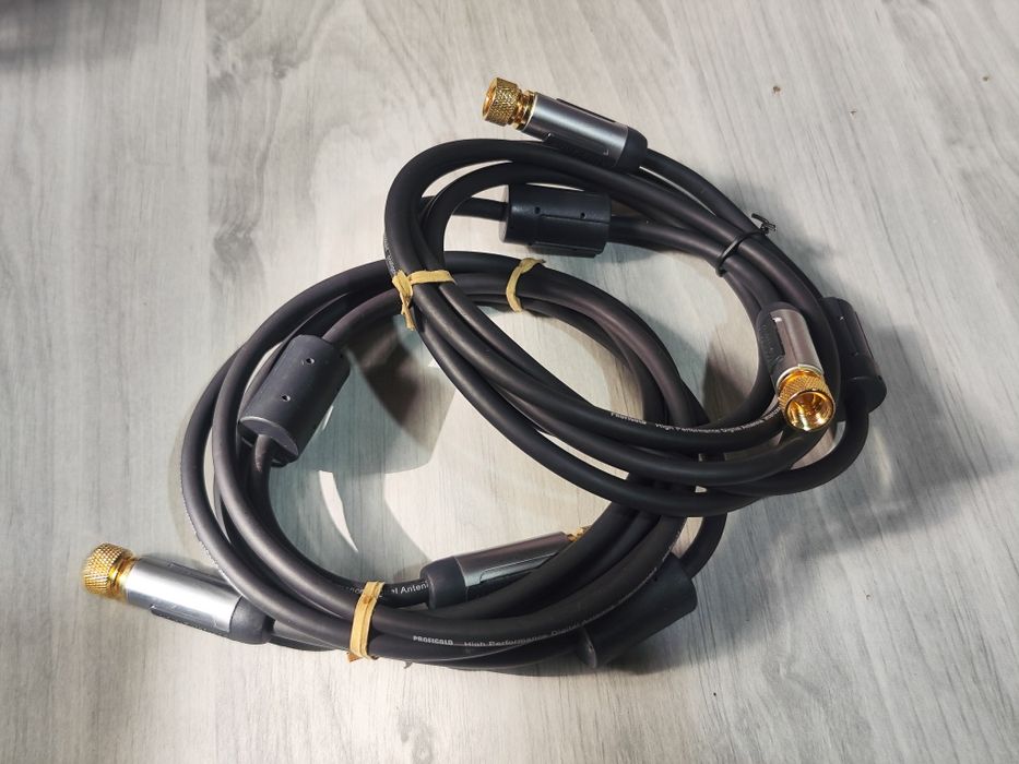 Cablu Antena Digitala Profesional Profigold 2m - NOU, ecranat, mufe aurite