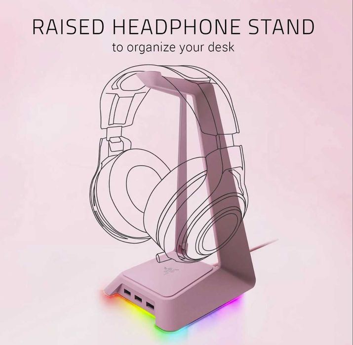 Стойка за слушалки Razer Base Station Chroma