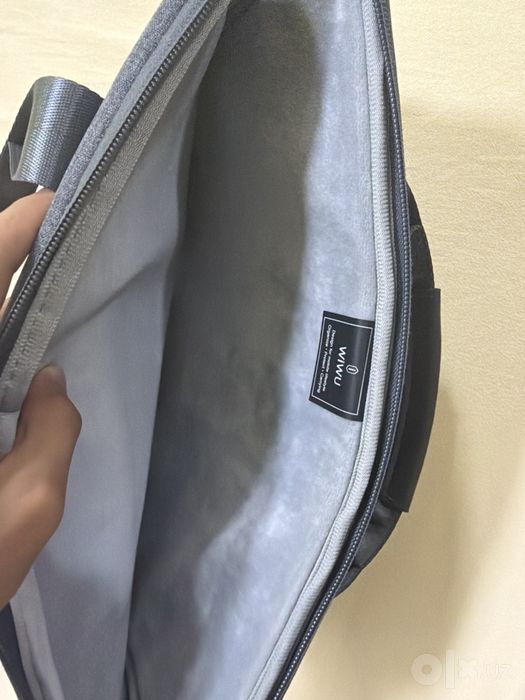 WiWU Minimalist Pro laptop sumkasi (Kulrang) – Holati ideal
