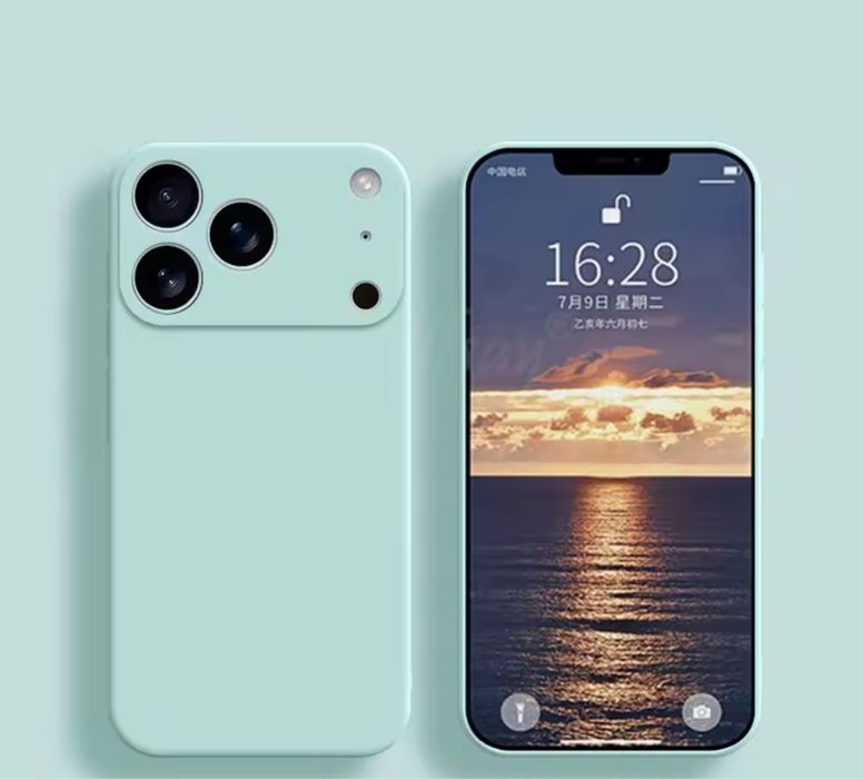 Iphone 17/17 AIR/17 PRO/17 PRO MAX - Husa Soft Alcantara Folie Sticla