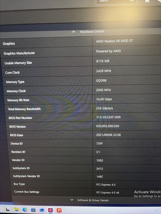 Amd radeon rx 6600xt 8gb ddr6 red devil