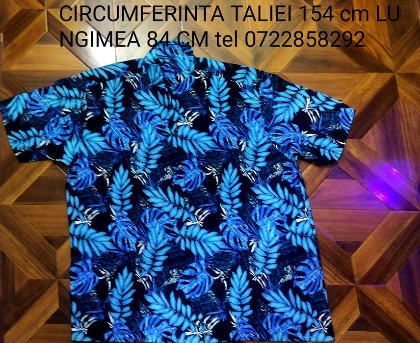 camasa inflorata Hawaii (60) are 154 cm de jur împrejurul burtii lungimea 84 cm