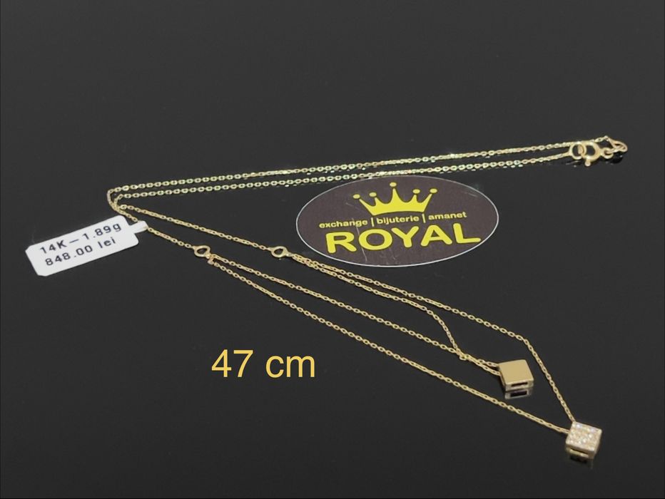 Bijuteria Royal CB : Lant aur 14K 585  1,89 gr