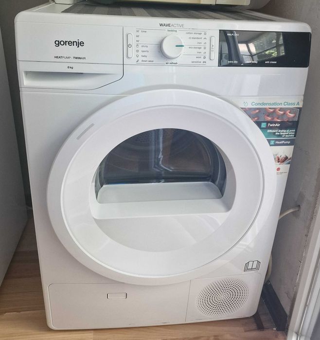 Сушилня с термопомпа Gorenje, 8 кг, Клас A++