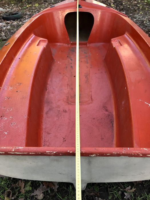 Barca fibra de sticla 3.7 metri 1.55 latime stabila usoara