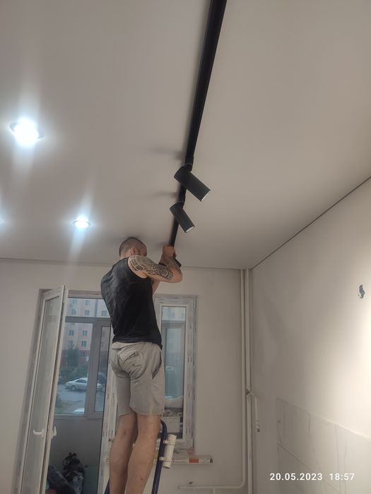 натяжные потолки, цех