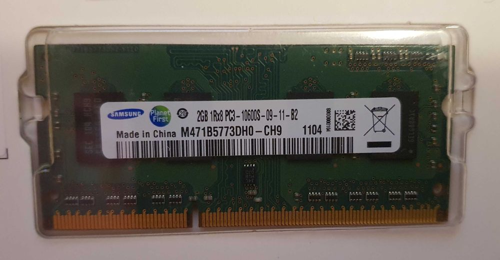 Memorie laptop SAMSUNG 2GB DDR3 1333MHz PC3-10600S