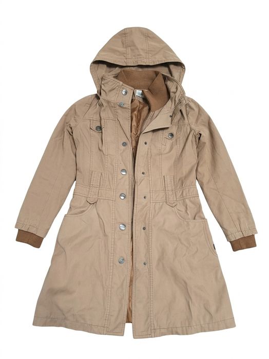 Плащ с поясом XS-M