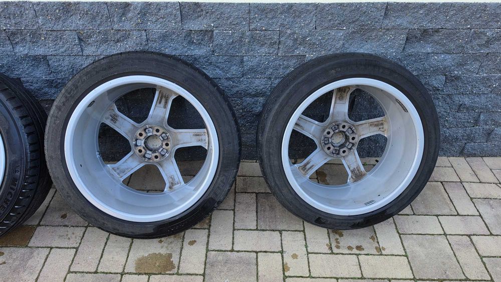 Set 4 jante originale Audi A6 C8 R19 + anvelope Michelin Pilot Sport 4
