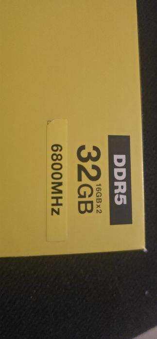 KIT Ram Corsair Vengenace RGB 32Gb DDr5 6800 CL36 merge si 6000 cl30