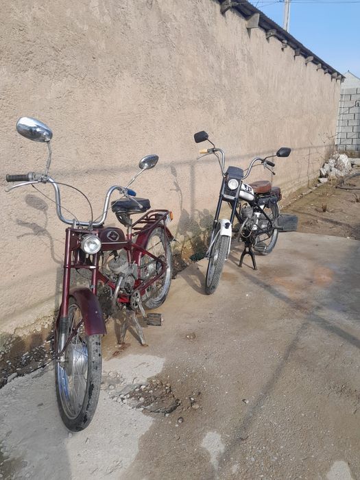 Мопед Веломотор на ходу