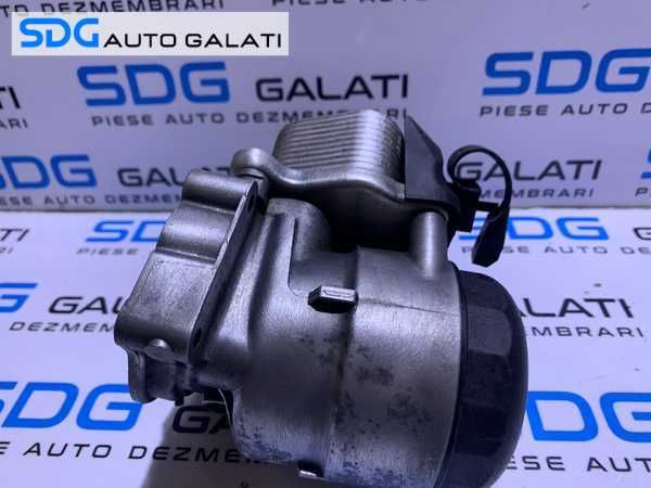 Carcasa Suport Filtru Ulei cu Radiator Termoflot BMW Seria 1 E81 E82 E87 E88 116 118 120 123 2.0 i N46 2006 - 2013 Cod 7505203 [M5035]