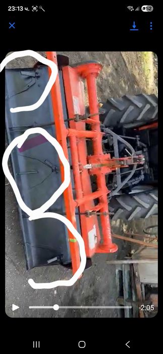 Фреза за малък трактор 1,65см,сменено масло и лагери