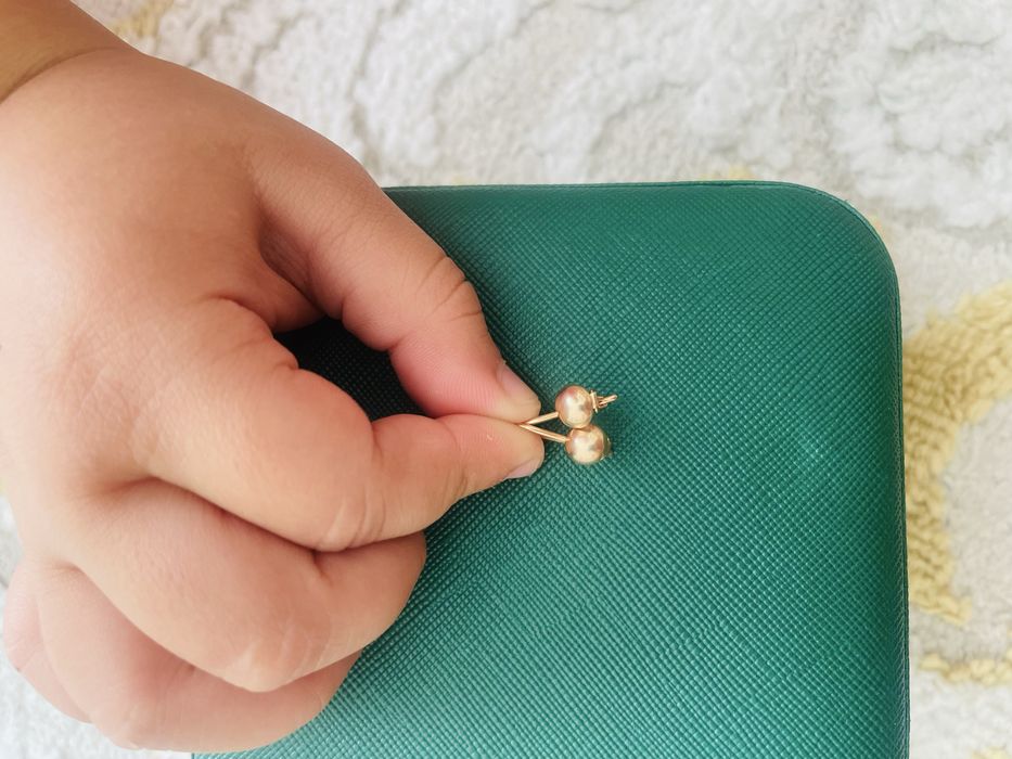 Золотые серьги для девочек