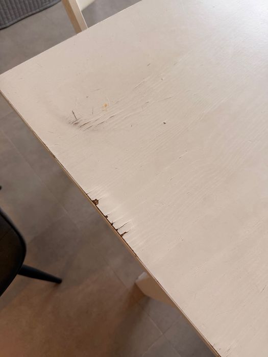 Masa extensibila Ikea cu 6 scaune 220x84cm
