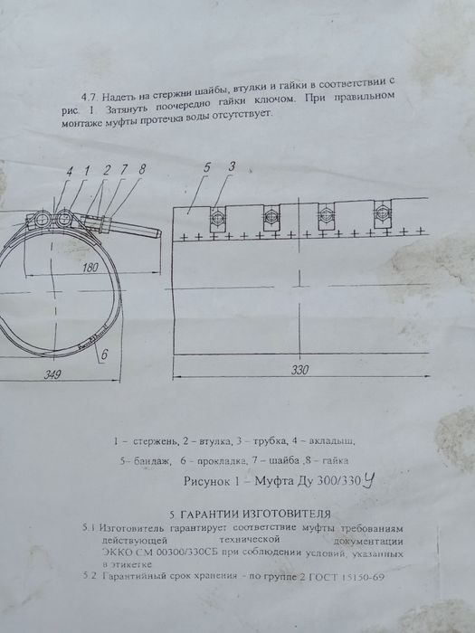 Муфта су трубаларға
