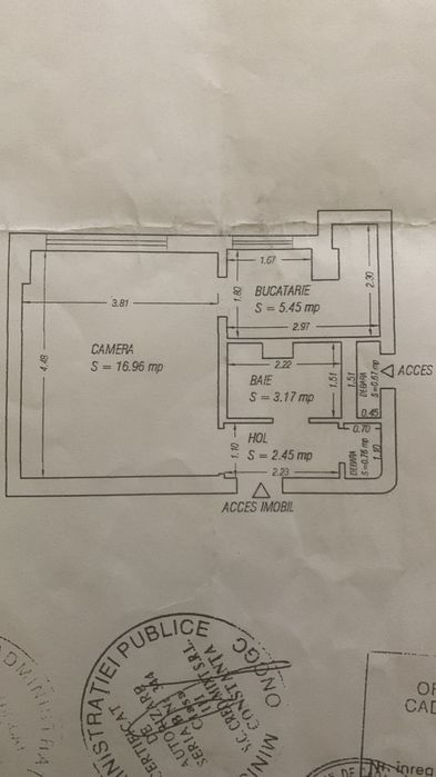 Vand Garsoniera | Casa de Cultura | Mobilat - Utilat - 65.000 €