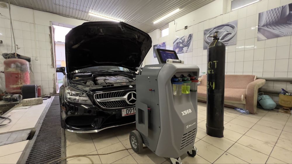 Заправка автокондиционеров ремонт кондер фрион фреон  заправка авто