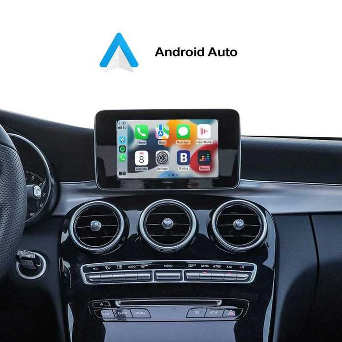 MMI Box Mercedes-Benz NTG 5.5 – Безжичен CarPlay & Android Auto