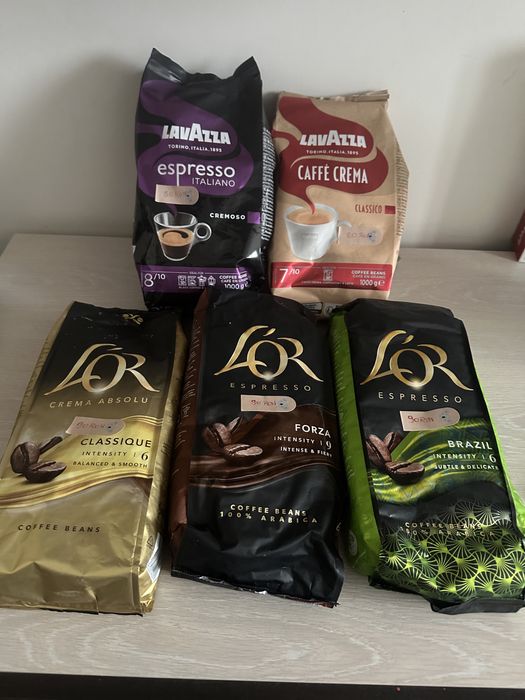 Cafea boabe 1kg. L’Or si Lavazza