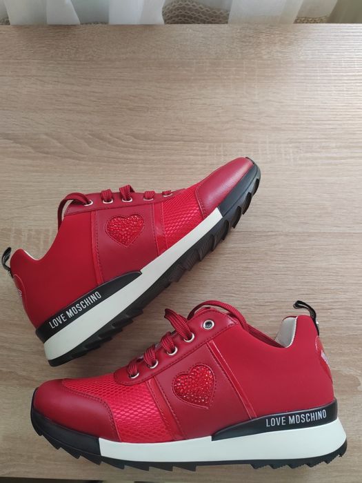 Love Moschino | Adidasi Sport Rosii | Marimea 38