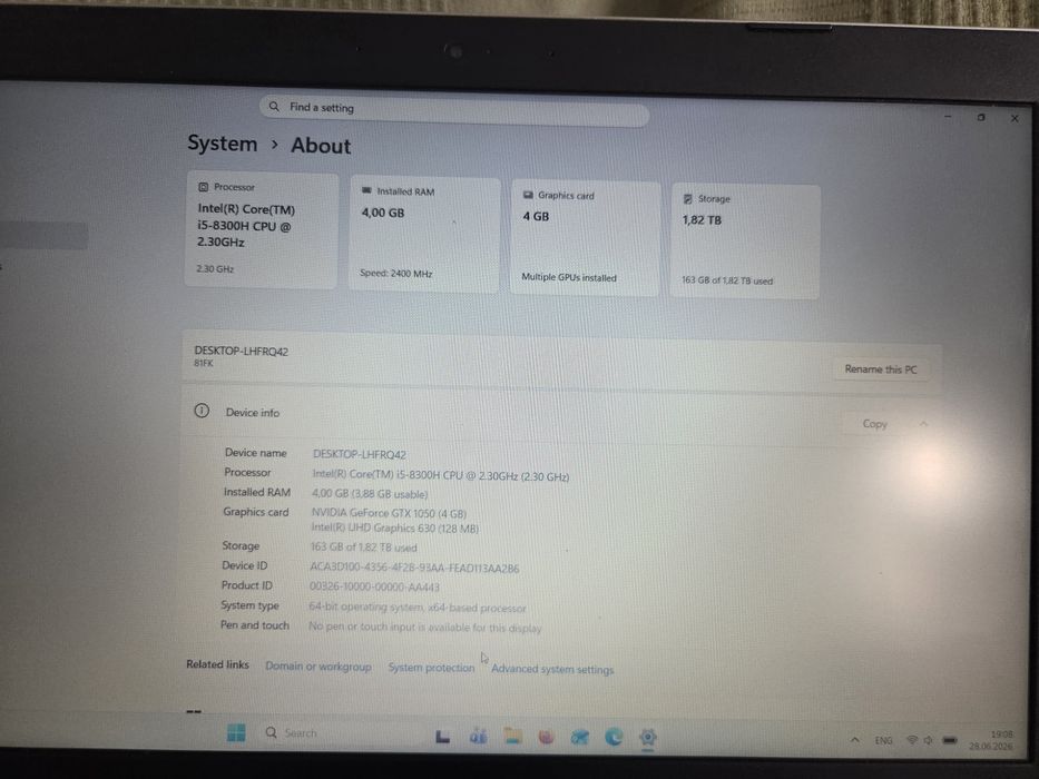 Vand laptop LENOVO IDEAPAD 330 imbunatatit