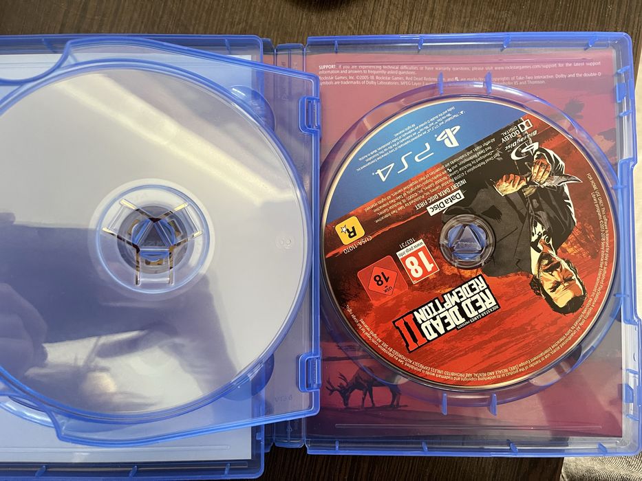Диск red dead redemption 2 ps4 пс4
