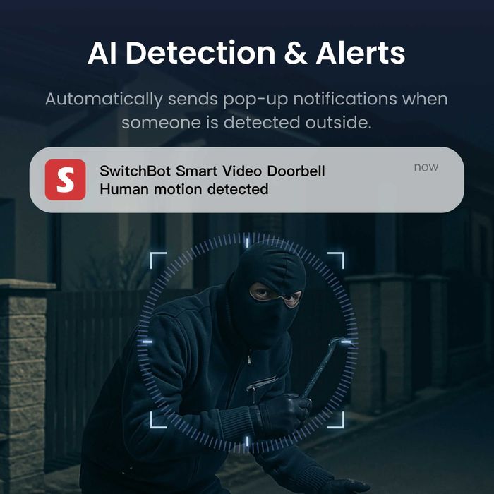 SwitchBot Smart Video Doorbell 2K камера и звънец