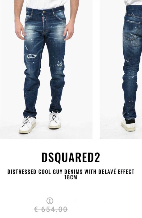 Dsquared2 blugi Cool Guy Jean 52 italy, sau XL, retail 654 euro