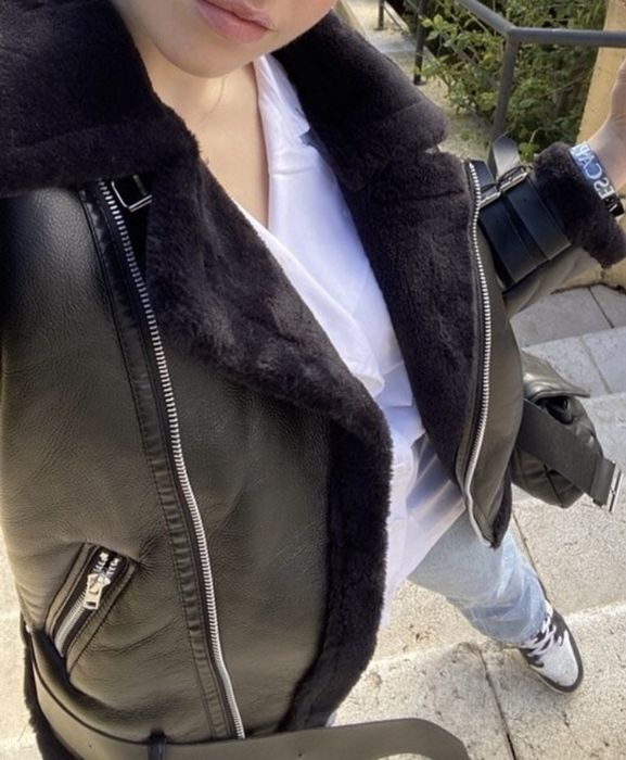 Яке байкър biker, зимно дебело