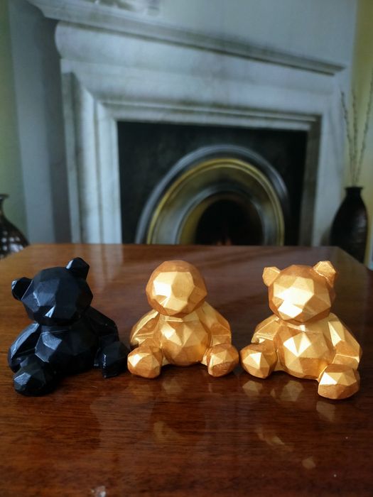 Сувенир фигурки мишка из гипса