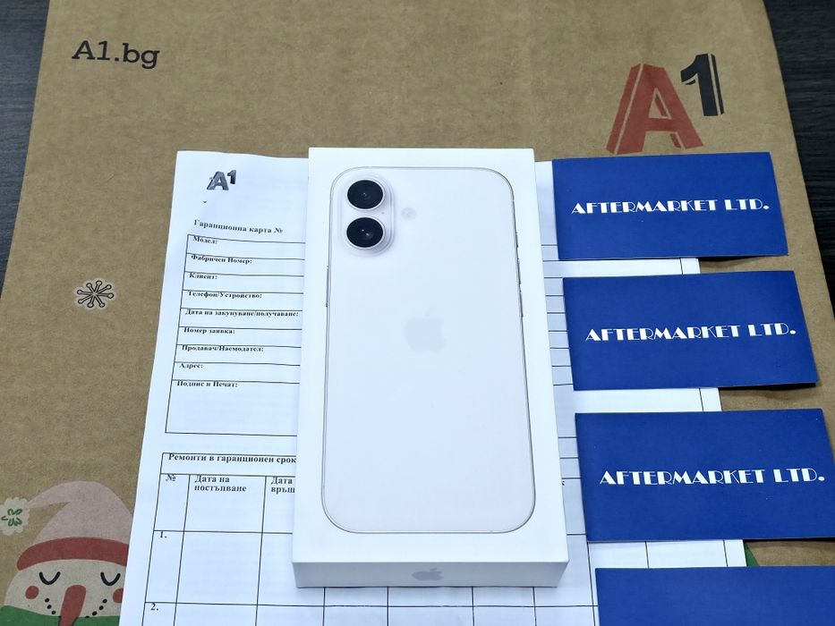 ***ЗАПЕЧАТАН 256GB iPhone 17 Гаранция A1 2028 White | Бял