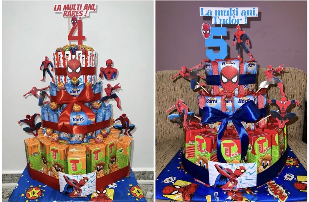 Tort personalizat din dulciuri