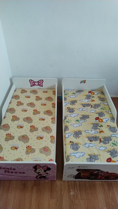 Vând pat copiii  cu saltea cu tot