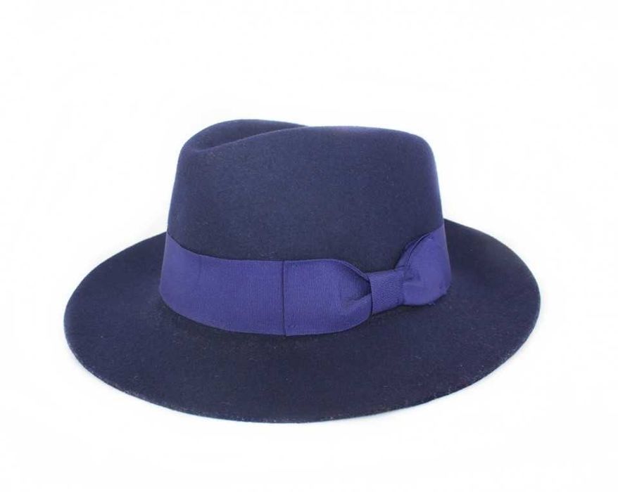 Palarie din fetru "MJ" neagra sau bleumarine (vezi toate pozele)