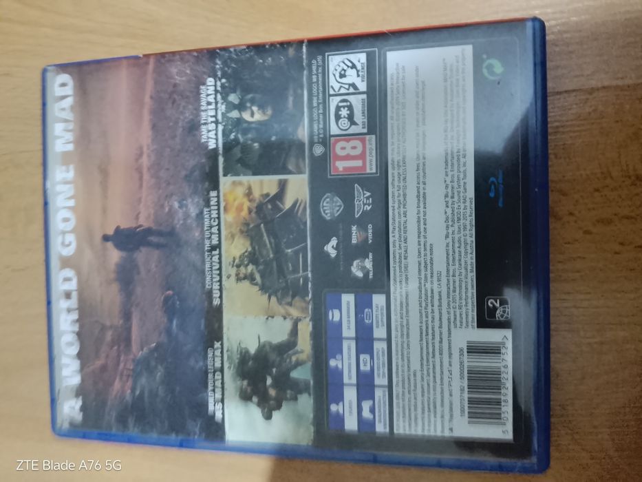 Игра за ps4 MAD MAX