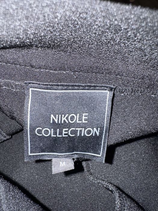 Черни официални къси панталонки NIKOLE COLLECTION