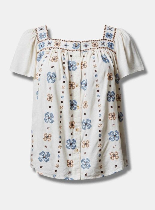 TORRID. США. Plus size. 3XL. Блузка с вышивкой