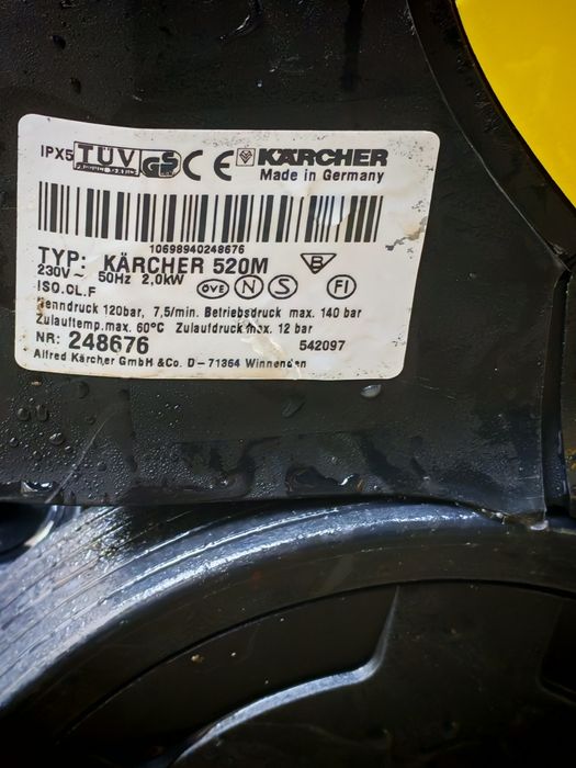 Karcher k520M profesional aparat de spălat cu presiune140bari