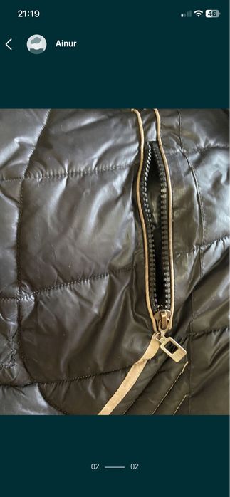 Куртка зимняя чёрная