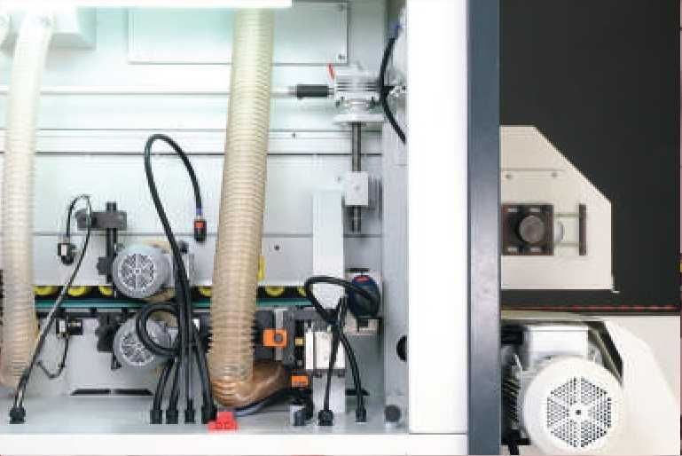 Masina Cantuit ABS cu Prefrezare dubla,Rotunjire, Canelare, Aer cald