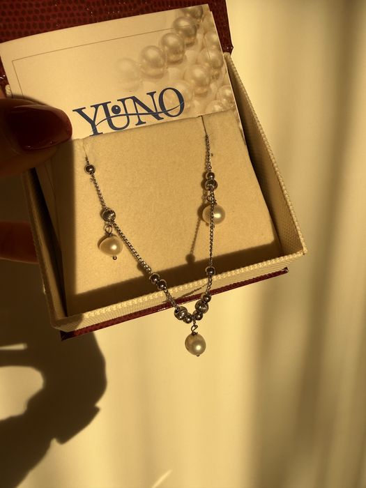 Бижута с перли - обеци брошка колие гривна