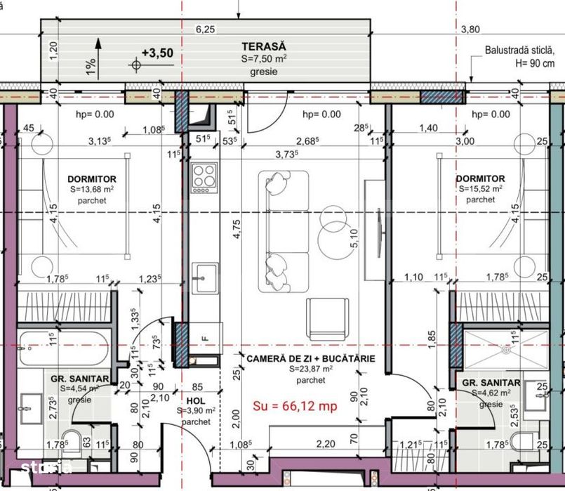 Sub 2000 euro/mp! 3 camere, cartierul Terra, zona Oasului, comision 0