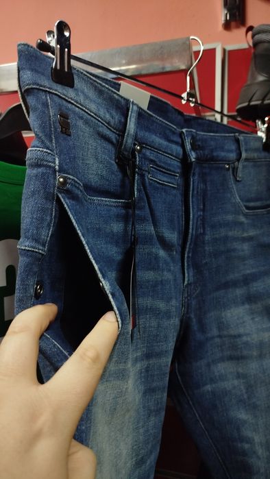 Оригинални дънки G-Star Raw D-Staq W32 W33 W34 W36 нови мъжки тъмни