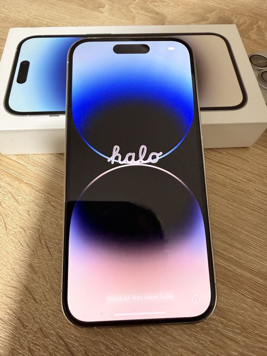 iPhone 14 Pro 128GB Silver - Stare impecabilă + Accesorii incluse!