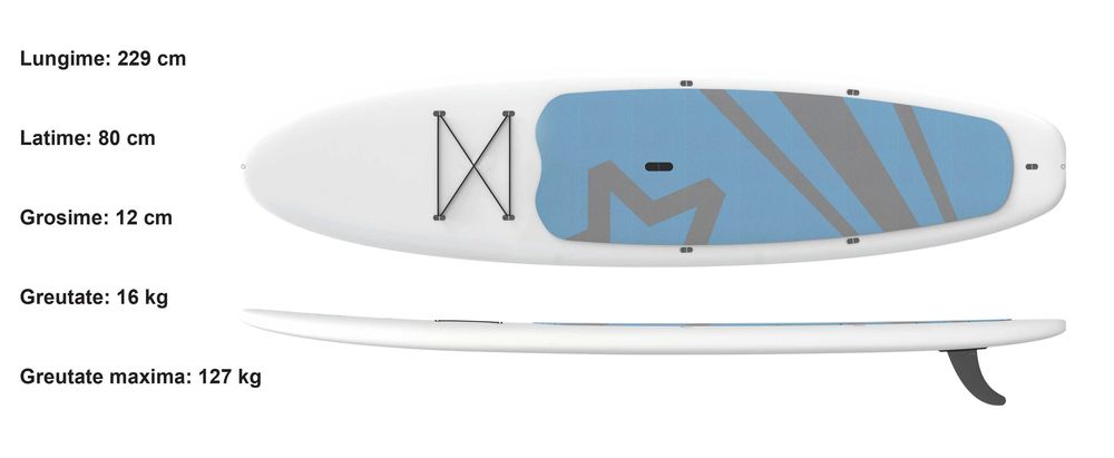 Placa paddle rigid 3.29 metri