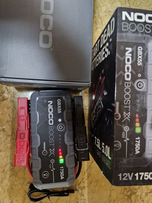 Robot de pornire Noco BOOST GBX55 Jump Starter auto 12V Lithium 1750A