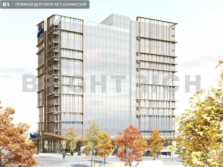 Офис в аренду - 1 632м2 в новом БЦ Hilton