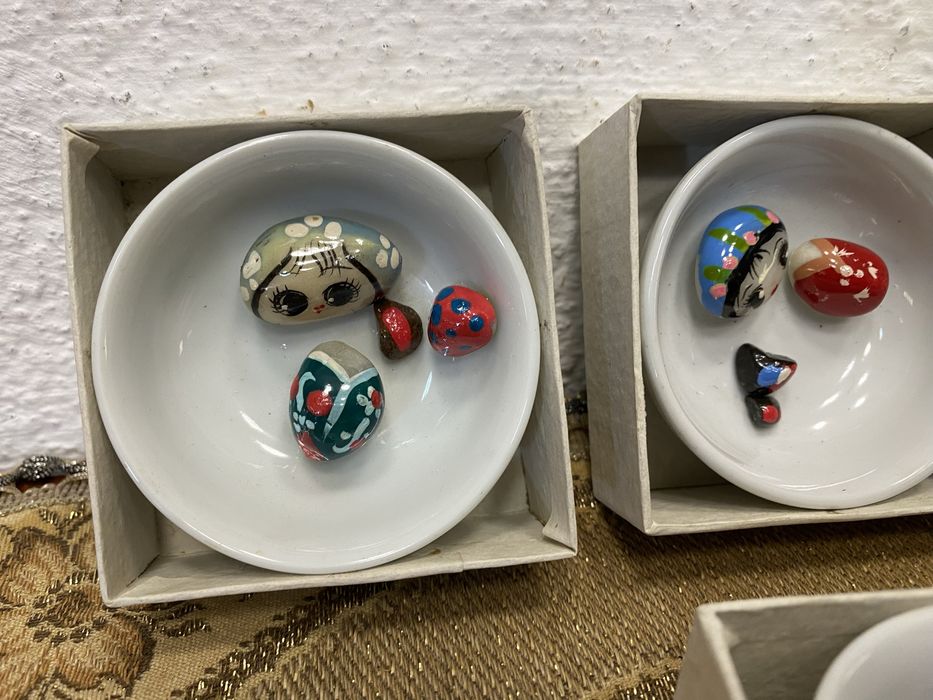 Френски порцеланови купички за декорация или за кукли